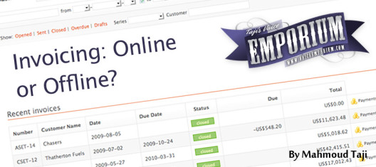 Invoicing: Online or Offline?