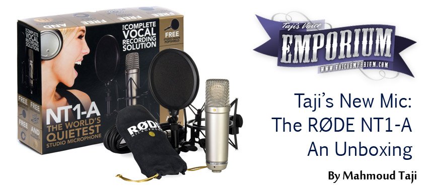 My New Mic Has Arrived! Introducing the Rode NT1-A